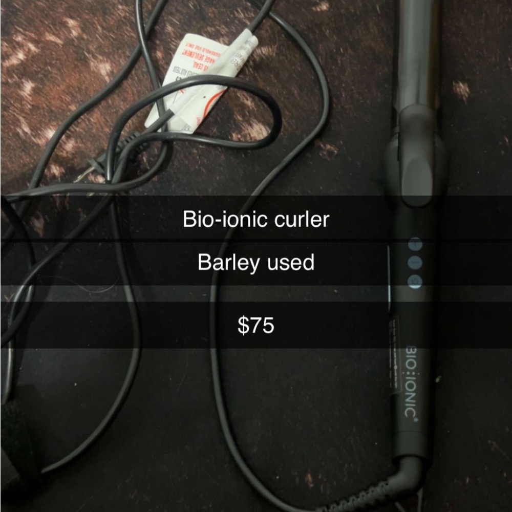 Bio Ionic Black Hair Curler
